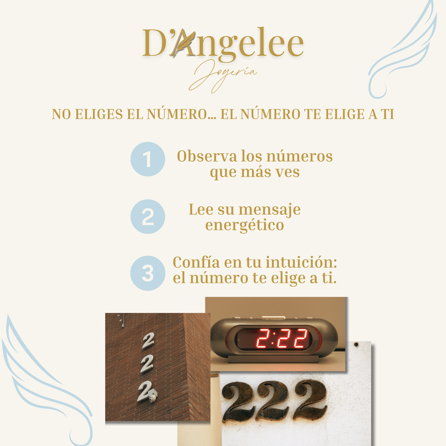 Collar de Número Angelical "Angel Numbers"