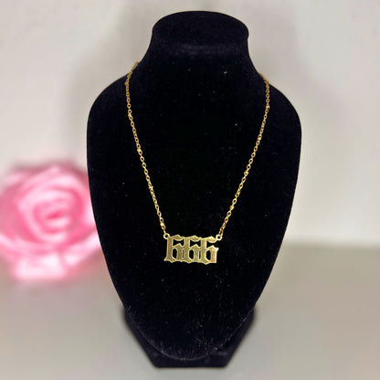 Collar de Número Angelical "Angel Numbers"